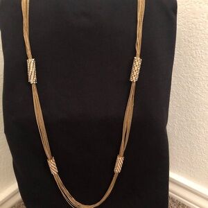 Gold fashion necklace